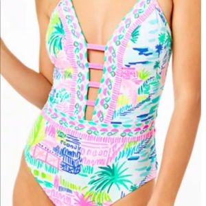 Lilly Pulitzer nolet swimsuit private island